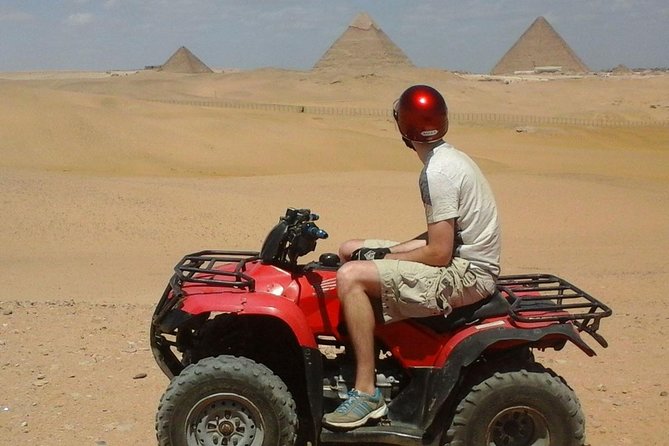 1 Hour ATV at Giza Pyramids from Cairo - Your pyramid stops: exterior views plus quick context