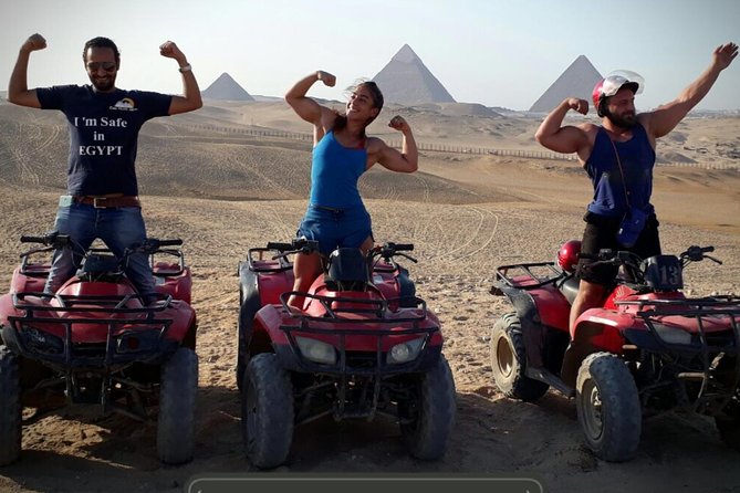 1 Hour ATV at Giza Pyramids from Cairo - The Sphinx and Valley Temple finale: closing with the iconic view