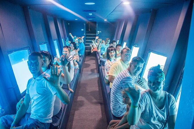 2 Hours Catamaran and Semi Submarine with Snorkeling in Hurghada - From the Catamaran to the Air-Conditioned Underwater Floor
