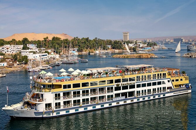 4 Day Nile Cruise Aswan to Luxor, Abu Simbel & Hot Air Balloon - Day 1: Philae by motor-boat, Aswan High Dam, and a Nubian evening