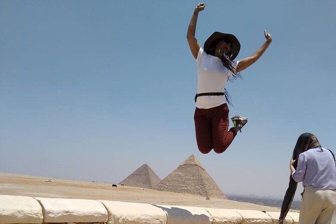 4Hours Private Pyramid with lunch&camel ride through Ancient Giza - The Pyramid-Building Lecture: How It Makes the View Click