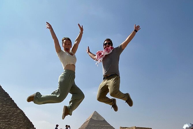 8-Hours private tour of Giza pyramids, Egyptian museum&Bazaar - Giza Necropolis: pyramids, tombs, the Sphinx, and camel time