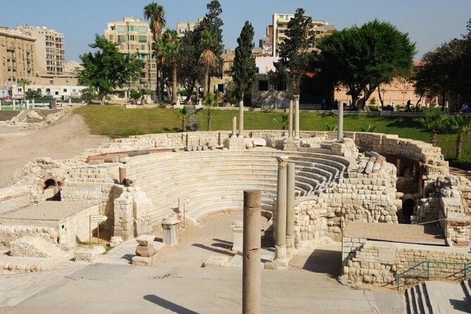 Alexandria Private day trip from Cairo - Kom el Shoqafa Catacombs: UNESCO Underground and the Donkey Accident Discovery