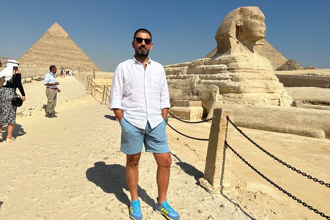 All-in-One Giza Pyramids from inside, Sphinx & Camel ride & Lunch - Stop 2: Khafre’s smooth finish and options for inside Menkaure