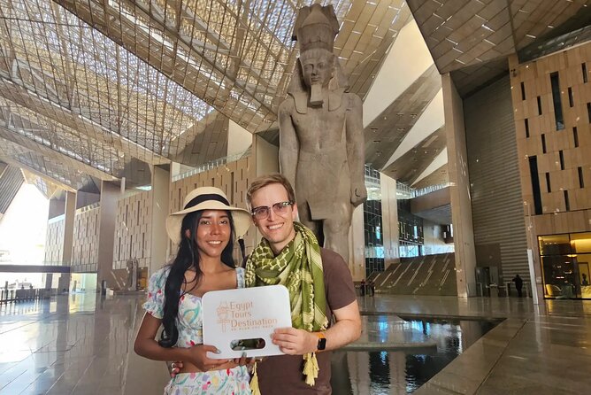 All in one Giza Pyramids, Sphinx, Camel, Grand Egy Museum & Lunch - Grand Egyptian Museum: open-court highlights and the big views from the Grand Staircase