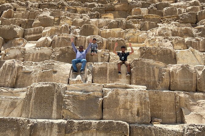 All Inclusive - Giza Pyramids , Sphinx, Cairo Museum and Lunch - The Great Pyramid of Khufu: 30 minutes to grasp scale