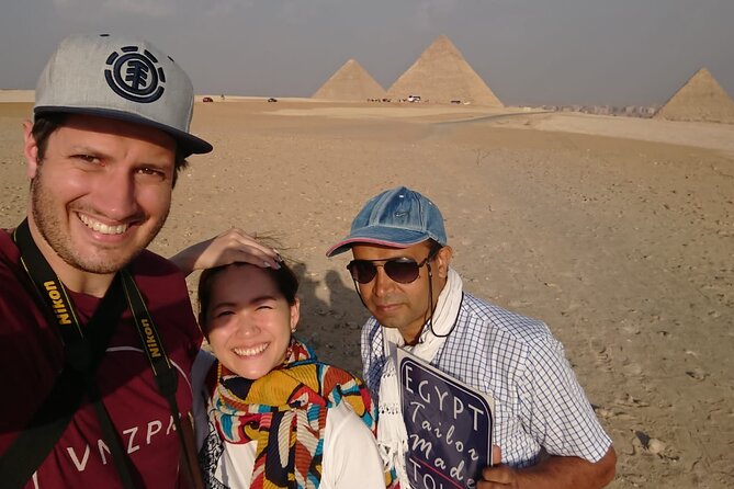 All inclusive private tour Egyptian Museum/Coptic Cairo/Bazaar - The Giza Plateau: Three Pyramids and the Sphinx Area