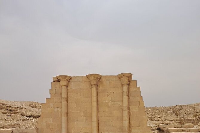 All-inclusive Saqqara, Giza pyramids,lunch,fees,30 min camel ride - Stop 1: Giza Necropolis (Pyramids and Sphinx) With Real Time for Photos