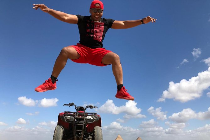 All inclusive Tour Giza Pyramids Sphinx Quadbike Camels Lunch - Quad Bike Around the Pyramids Desert: 60 Minutes on the Clock