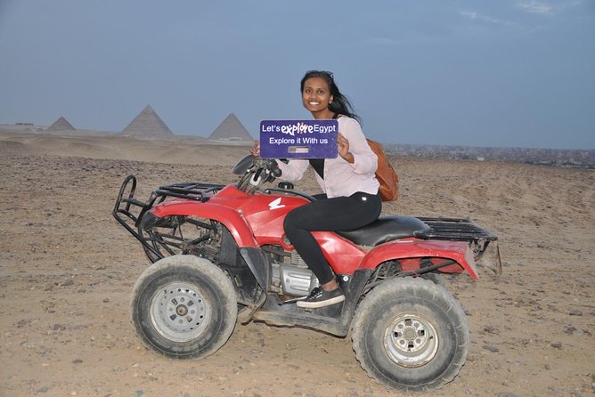 All inclusive Tour Giza Pyramids Sphinx Quadbike Camels Lunch - The Pyramids of Giza With a Private Guide, Plus Photo Time