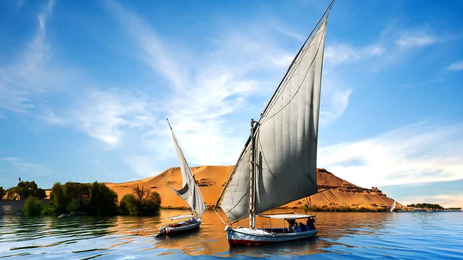 Aswan Private Felucca Ride: Sail Around Elephantine Island. - Kitchener’s Island Botanical Gardens, the Isle of Flowers