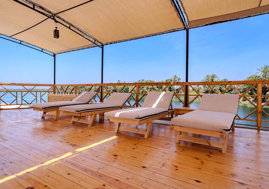 Aswan to Luxor: 4-Day Luxury Dahabiya Nile Cruise Adventure - Day 2 sailing to Kom Ombo, plus Nile time for swimming