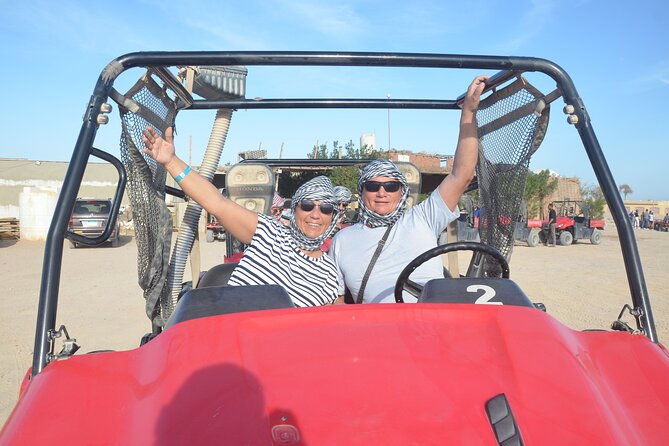 ATV Quad Bike Buggy Car and Dinner Family Safari - Hurghada - Safety Briefing and Helmets, Before You Touch the Throttle