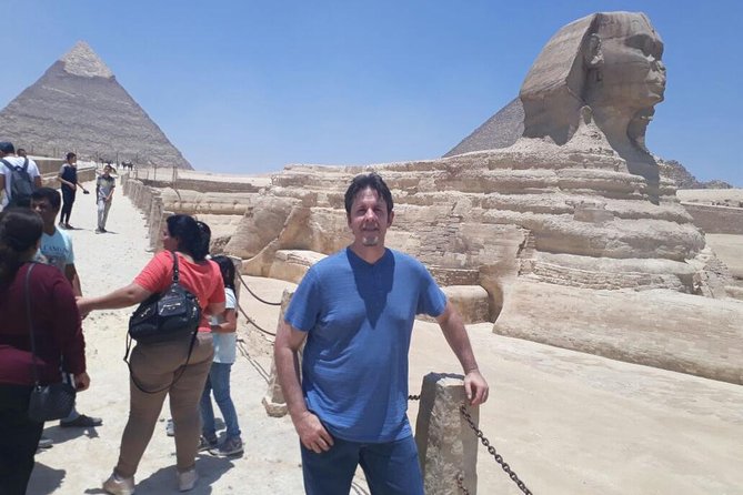 Best Day Tour to Giza Pyramids and Egyptian Museum from Cairo - The Great Sphinx: the one face you keep coming back to
