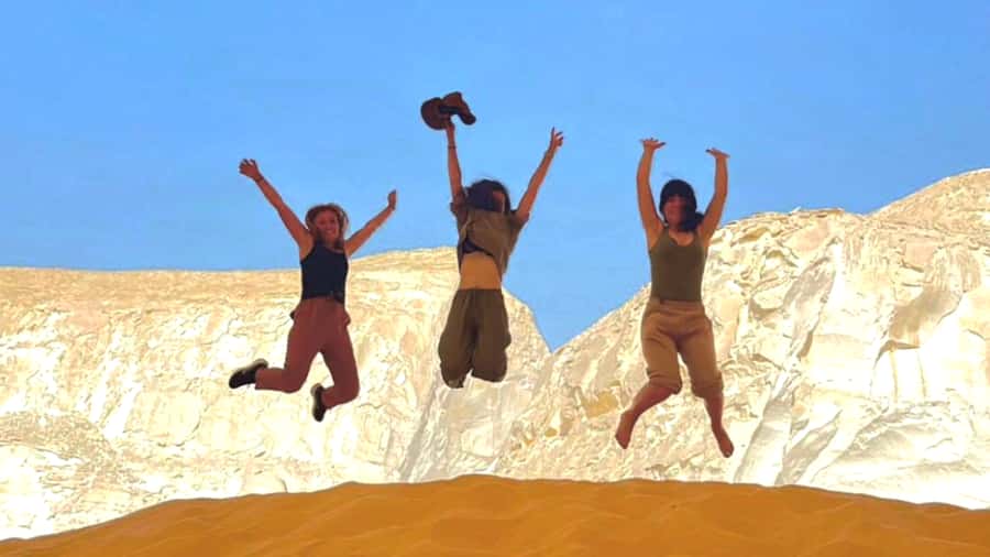 Cairo: 2-Day Bahariya & White Desert Private Camp Adventure - Black Desert, El Hez cold spring, and Crystal Mountain