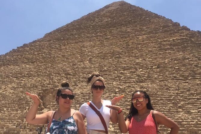 Cairo 8 Hour Private Tour Giza Pyramids, Egyptian Museum & Bazaar - Giza Plateau: Panoramic Views, Then Cheops, Khafre, and Menkaure