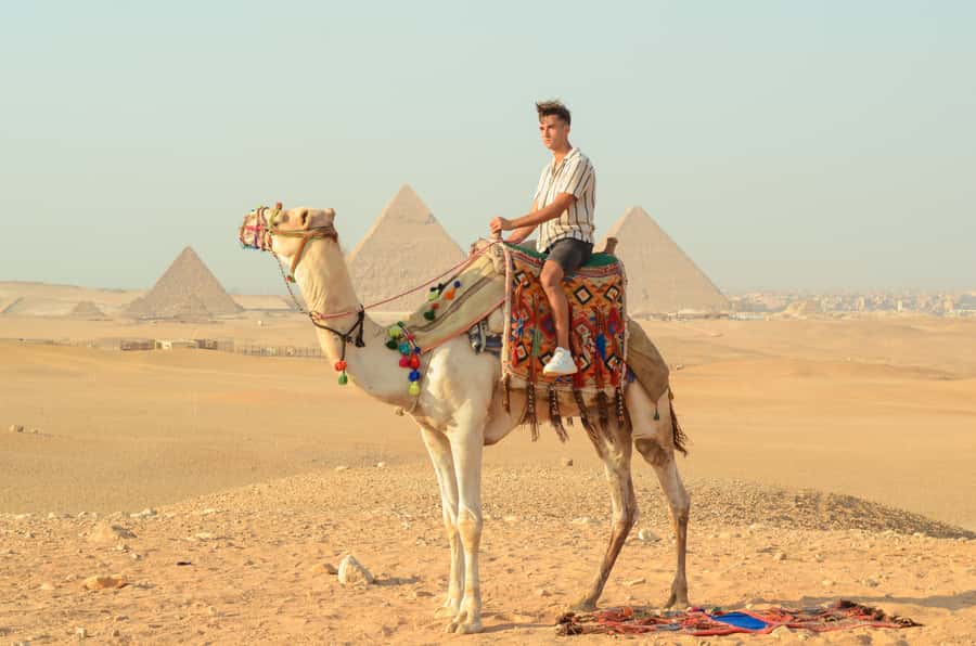 Cairo: Camel Ride Around The Pyramids with Hotel Pickup - How the hotel pickup camel safari actually flows at Giza