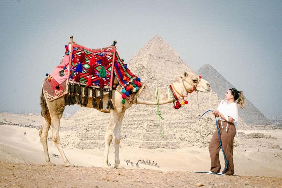 Cairo Day Tour: Pyramids, Museum, Camel Ride & Local Lunch - Khan El-Khalili time, plus optional papyrus and photo extras