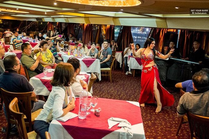 Cairo dinner cruise In Nile River with Belly Dancing and Transpor - Nile River Cruise at Night: The Views You Came For