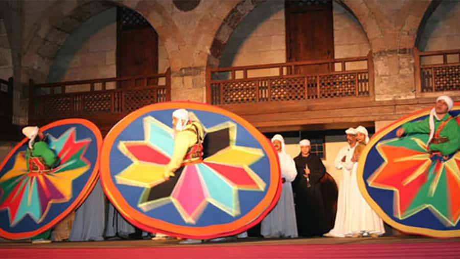 Cairo: Egyptian Heritage Tanoura Dancing Troupe Show - The Darawish whirling finale and what to watch for
