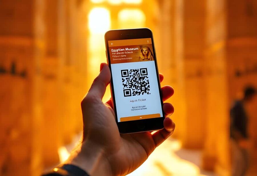 Cairo: Egyptian Museum of Antiquities online QR Ticket - Entering the Egyptian Museum: Security, Scanning, and ID