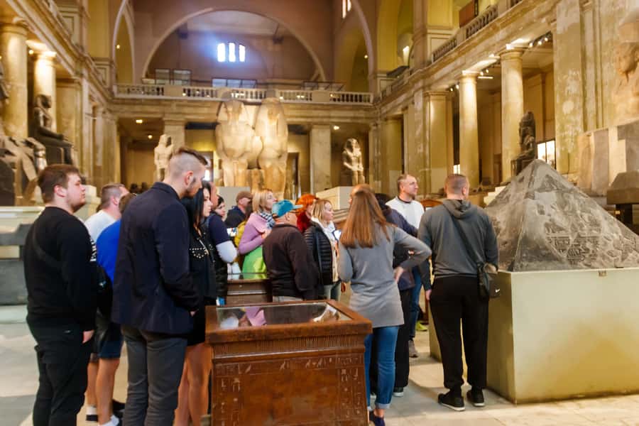 Cairo: Egyptian Museum, Pyramids & Bazaar Tour - Egyptian Museum: making 5,000 years of artifacts feel organized