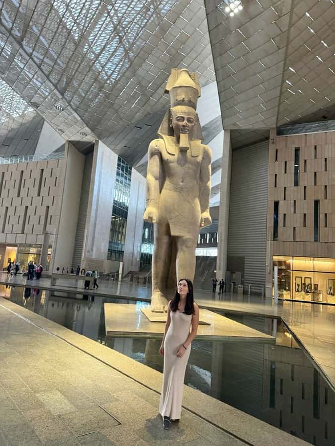 Cairo: Grand Egyptian Museum, Giza Pyramids and Sphinx Tour - Inside GEM: Grand Hall, Grand Staircase, and 12 exhibition halls
