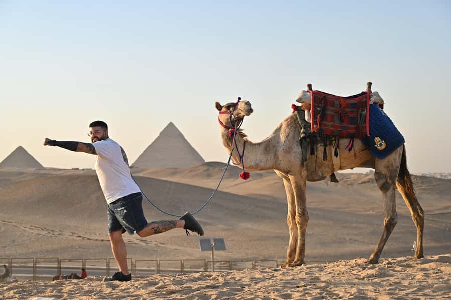 Cairo: Grand Egyptian Museum, Pyramids, Sphinx Tour & Lunch - The Great Sphinx: how to look beyond the obvious pose