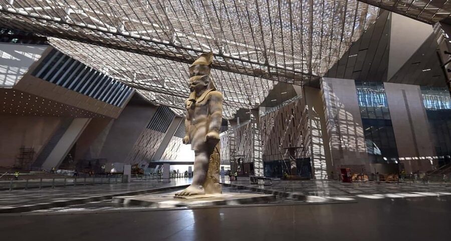 Cairo: Grand Egyptian Museum QR Ticket - The Meeting Point in the Grand Hall, Plus Earphones for the 45 Minutes