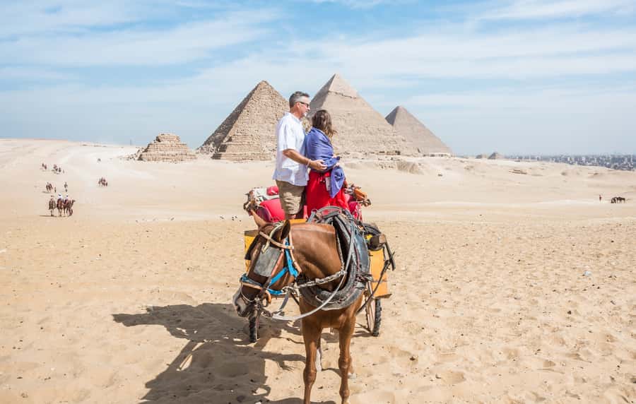 Cairo: Half Day Pyramids Tour by Camel or Horse Carriage - Camel or horse carriage at Giza: choose what feels right