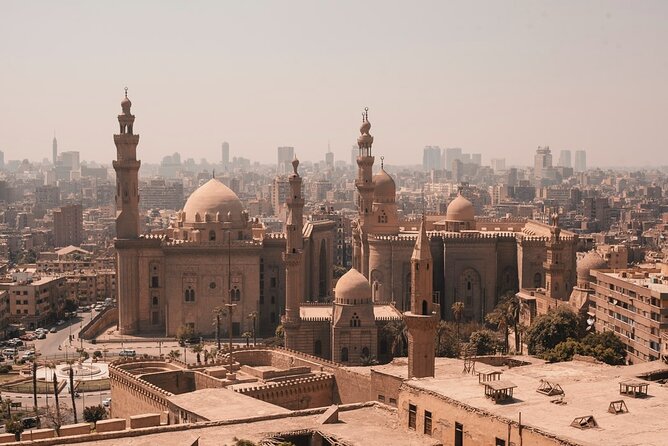 Cairo Half Day Tours visit Islamic Cairo & ancient mosques - The Mosque Madrasa of Sultan Hassan stop, and the El Hussein Mosque note