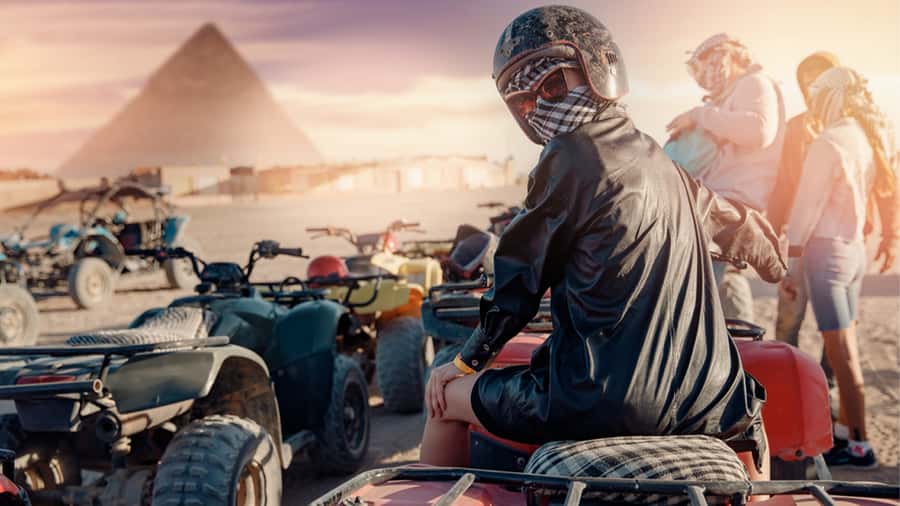 Cairo: Private Quad Bike Desert Tour with Pyramids & Sunset - The orientalist show and folkloric songs, plus Bedouin lifestyle context