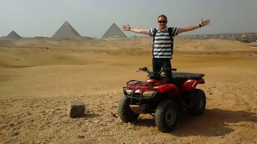 Cairo: Private Quad Bike Desert Tour with Pyramids & Sunset - Price and value: $40 per person, what you really get