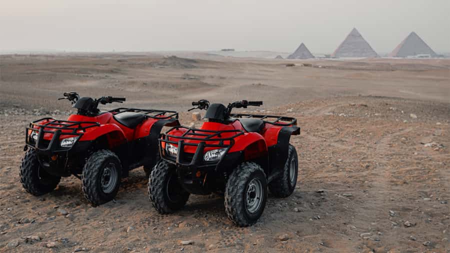Cairo: Private Quad Bike Desert Tour with Pyramids & Sunset - Guide names that came up, and why it matters