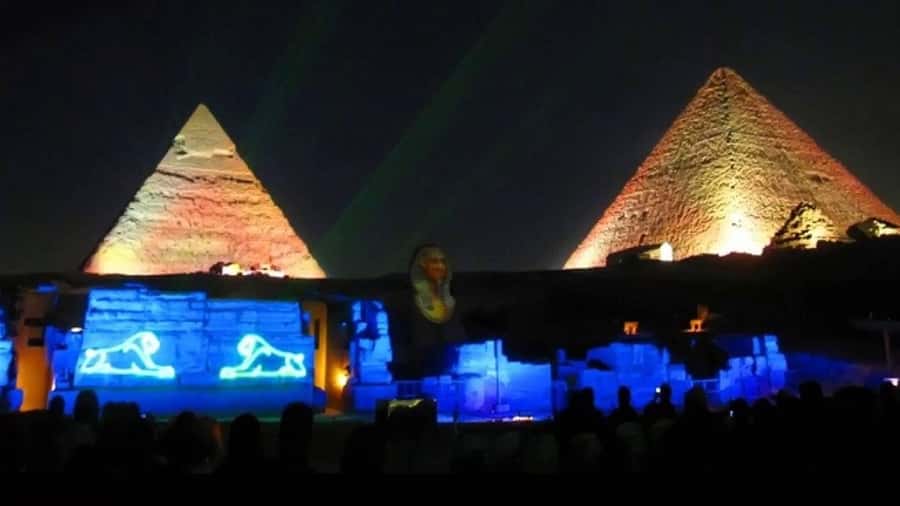Cairo: Pyramids of Giza Sound & Light Show with City Tour - Pyramids of Giza after dark: the moment you remember