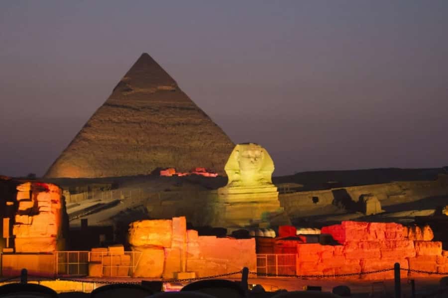 Cairo: Pyramids of Giza Sound & Light Show with City Tour - Sound and Light Show: great when audio lines up with your seat