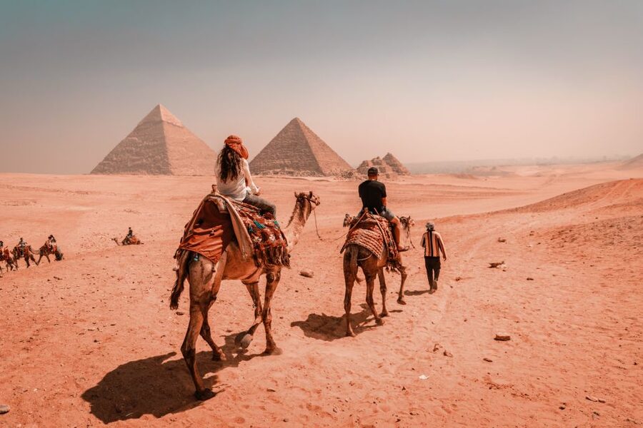 Cairo: Pyramids Quad Bike Adventure & Optional Camel Ride - Tea, Water, and a Quick Reset at the Desert Top