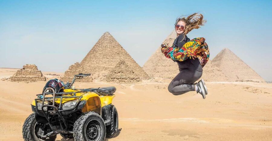 Cairo: Pyramids Quad Bike Adventure & Optional Camel Ride - Getting From Cairo to Giza in Air-Conditioned Comfort