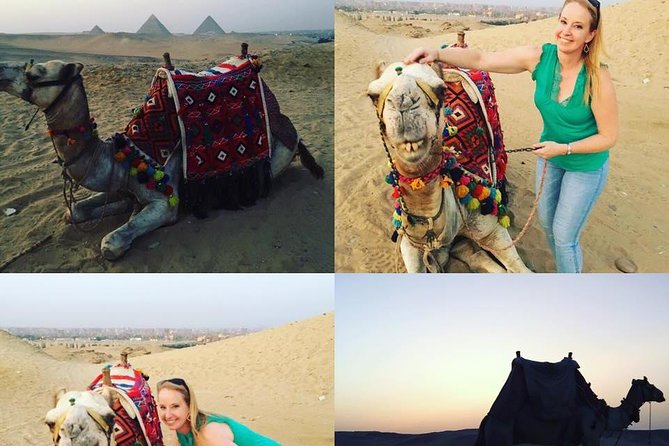 Camel Ride around Giza Pyramids Sunset or Sunrise or any time - Photo stops, “pyramid holding” shots, and best practices