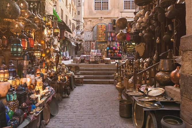 Day Tour Cairo Egyptian Museum Coptic Cairo and Khan El Khalili Bazaar from Giza - Khan El-Khalili: shop smart at Cairo’s famous souk