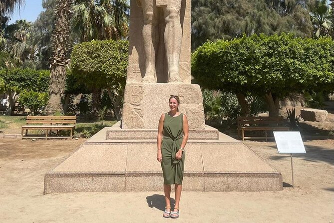 Day tour to Giza Pyramids, Memphis and Sakkara - Saqqara Step Pyramid, then Memphis, from tomb to city