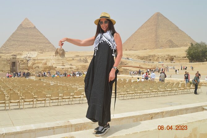 Day Tour Visit Pyramids, Sphinx, Saqqara and Memphis - Memphis: royal statues and an alabaster Sphinx