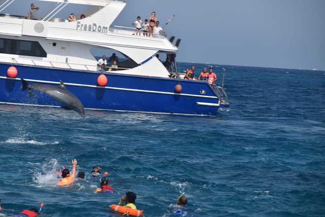 Dolphin House and Banana Boat Fun from Hurghada - Ahmed and the crew: pickup, boat comfort, and safety reality