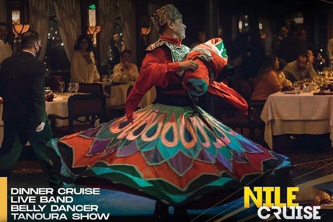 Enjoy A Dinner Cruise in Cairo Nile with unique shows (Luxury) - Cairo Nile at night, with a show built in