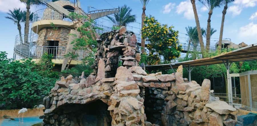 Entry Ticket: Grand Aquarium Hurgada - Entering the Jungle-Style Park: Where the Day Starts