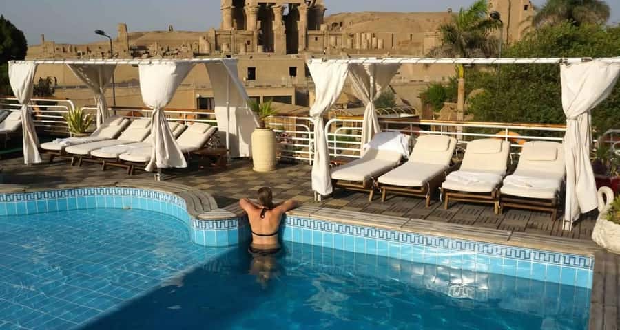 From Aswan: 4-Days 3-Night Nile Cruise with Hot Air Balloon - Day 1 in Aswan: High Dam, Philae Temple, and your first Nile night