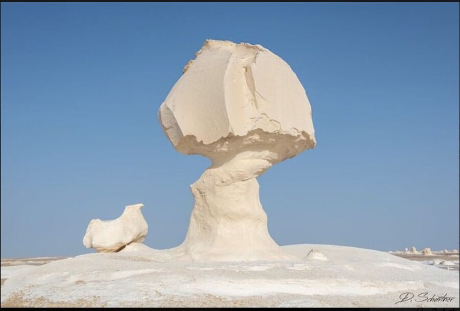 From Cairo: Bahariya Oasis and Black and White Desert Tour - Black Desert: volcanic rock, English Mountain, and the feeling of scale