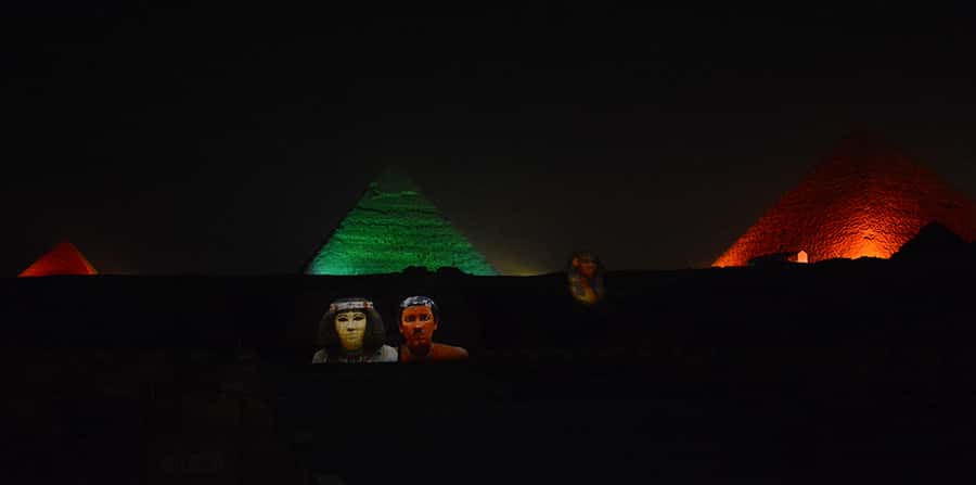 From Cairo: Giza Pyramids Tour with Light Show and Transfer - The Sound and Light Show, Where the Pyramids Do the Talking