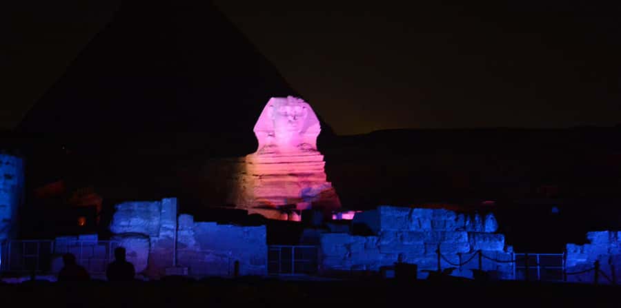 From Cairo: Giza Pyramids Tour with Light Show and Transfer - What you should do for photos when traffic and glare happen