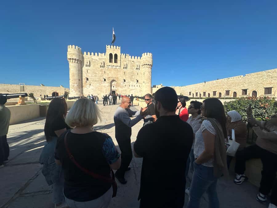 From Cairo: Historical Alexandria Shared Day Tour with Lunch - Getting Around: Small Group Van Comfort, Windows, and Breaks